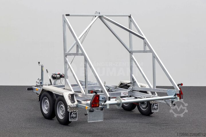 Cable drum trailer Stedele KTT 35 | E-WINDE 330X163CM 3500KG KABELTROMMELANHÄNGER
