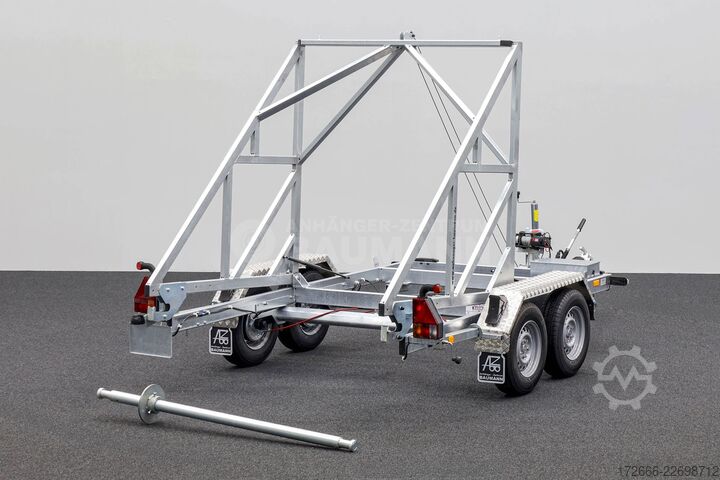 Cable drum trailer Stedele KTT 35 | E-WINDE 330X163CM 3500KG KABELTROMMELANHÄNGER