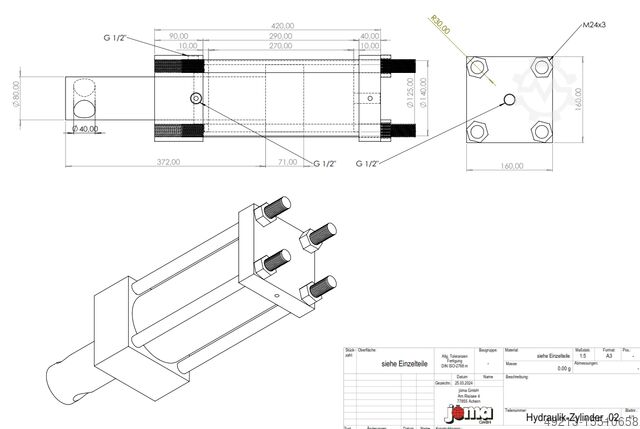 Hydraulic cylinders DIMTER 