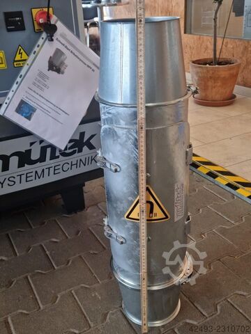 Metal separator in pipe, Pipe Magnet mütek Systemtechnik Hawk-Eye