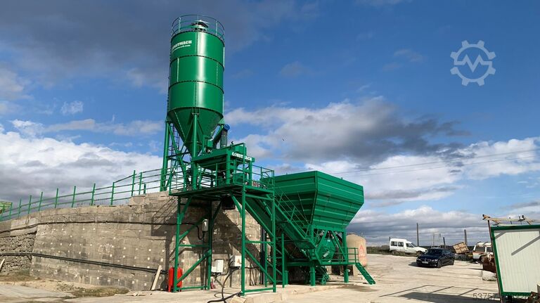 Concrete mixing plant, concrete plant CONSTMACH Concrete Mixing Plant 60 M3/H Dry Type Concrete Mixing Plant