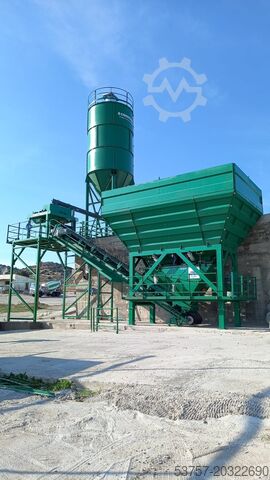 Concrete mixing plant, concrete plant CONSTMACH Concrete Mixing Plant 60 M3/H Dry Type Concrete Mixing Plant