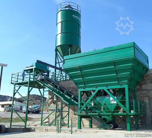 Concrete mixing plant, concrete plant CONSTMACH Concrete Mixing Plant 60 M3/H Dry Type Concrete Mixing Plant