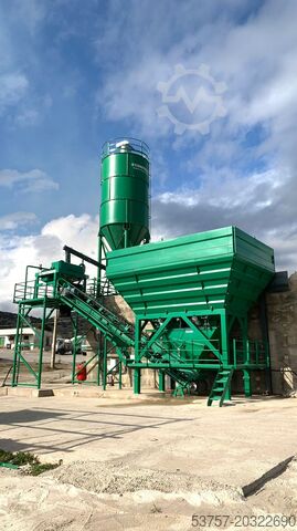 Concrete mixing plant, concrete plant CONSTMACH Concrete Mixing Plant 60 M3/H Dry Type Concrete Mixing Plant