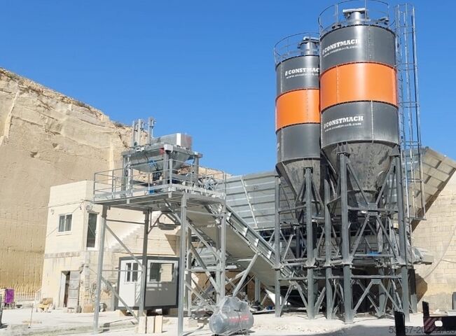 Concrete mixing plant / concrete plant CONSTMACH Concrete Mixig Plant Dry Type Concrete Batching Plant 100 m3