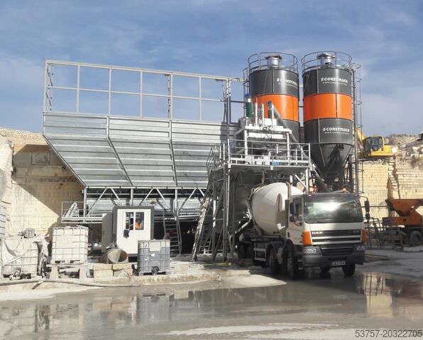 Concrete mixing plant / concrete plant CONSTMACH Concrete Mixig Plant Dry Type Concrete Batching Plant 100 m3