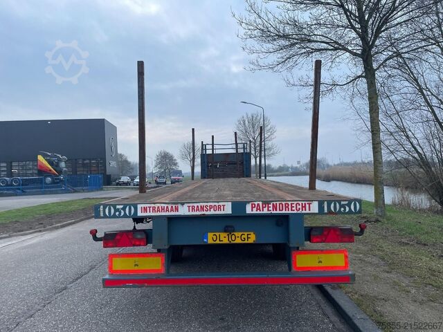 Plattformanhänger Haan OPL 45 Heavy Duty / Rungen-Potholes /BPW / 2x L...