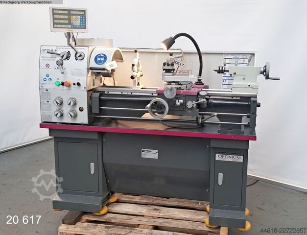 Leit- und Zugspindeldrehmaschine OPTIMUM D 320 x 920 DPA Vario