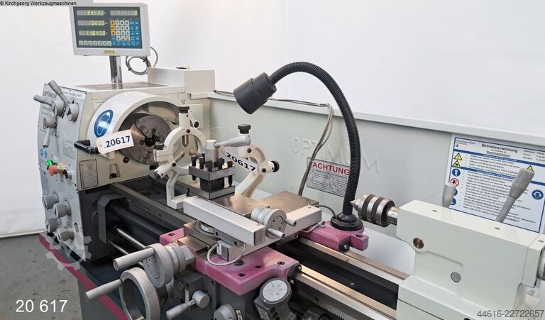 Leit- und Zugspindeldrehmaschine OPTIMUM D 320 x 920 DPA Vario