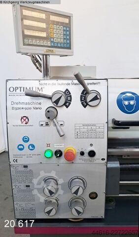 Leit- und Zugspindeldrehmaschine OPTIMUM D 320 x 920 DPA Vario