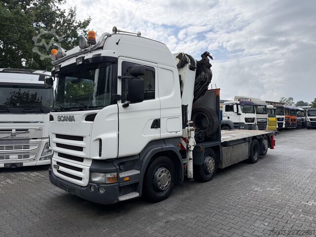 Autokran Scania R420 8X2 HMF ODIN 55 t/m Crane
