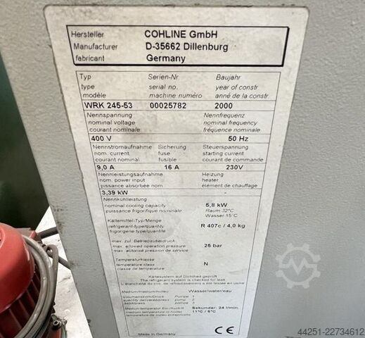 DALEX PMS 10-4 & COHLINE Water Chiller DALEX PMS 10-4
