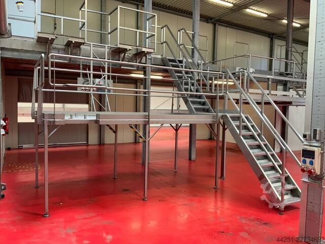 Lagerbühne GRT Projects 9,2 m² Edelstahl Bühne