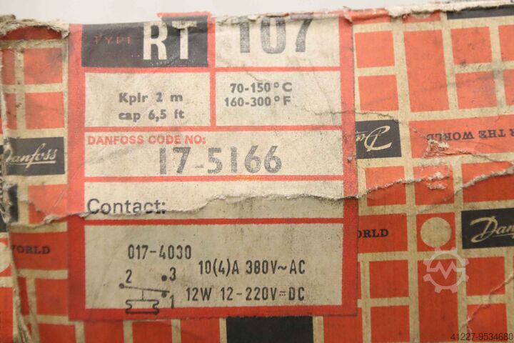 Thermostat Danfoss RT 107 17-1566 70 bis 150 °C