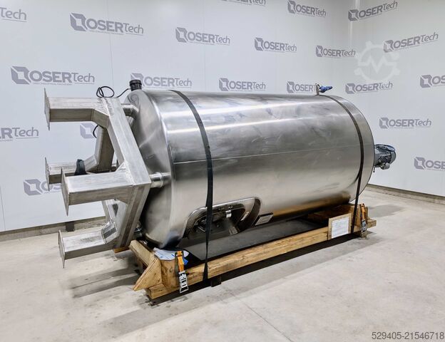 Vertikaler zylindrischer Rührbehälter Alliance Inox Industrie -