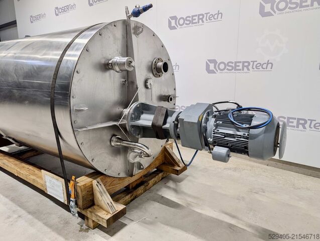 Vertikaler zylindrischer Rührbehälter Alliance Inox Industrie -