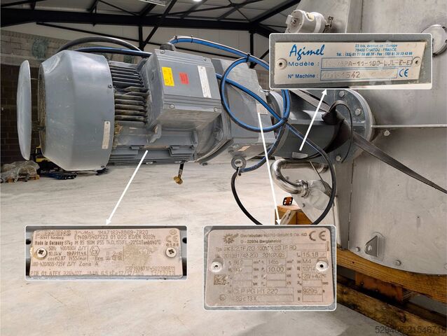 Vertikaler zylindrischer Rührbehälter Alliance Inox Industrie -