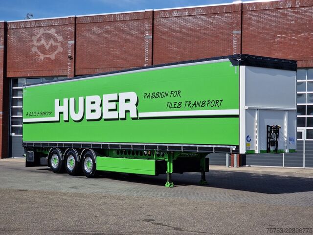Schiebeplanen Berger Ecotrail Tautliner 3 axle - SAF Axle - Pallet b...