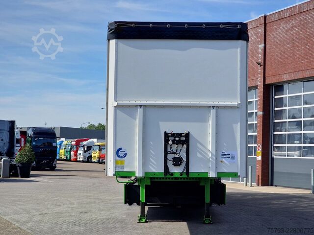Schiebeplanen Berger Ecotrail Tautliner 3 axle - SAF Axle - Pallet b...