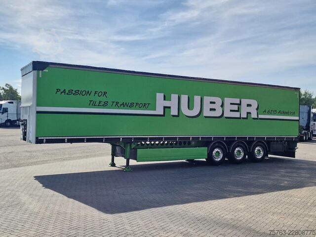 Schiebeplanen Berger Ecotrail Tautliner 3 axle - SAF Axle - Pallet b...