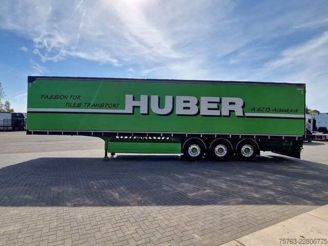 Schiebeplanen Berger Ecotrail Tautliner 3 axle - SAF Axle - Pallet b...
