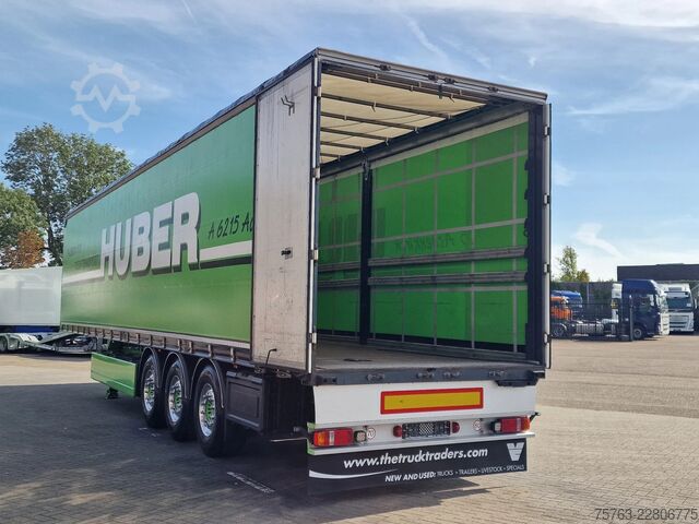 Schiebeplanen Berger Ecotrail Tautliner 3 axle - SAF Axle - Pallet b...