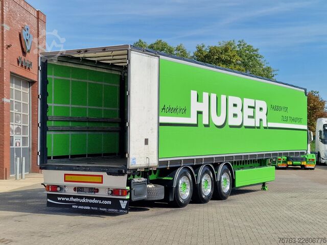 Schiebeplanen Berger Ecotrail Tautliner 3 axle - SAF Axle - Pallet b...