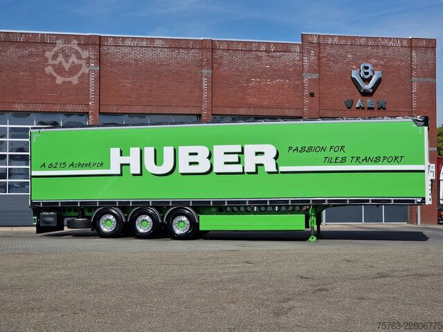 Schiebeplanen Berger Ecotrail Tautliner 3 axle - SAF Axle - Pallet b...