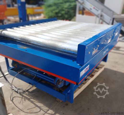 Scheren hubtisch mit rollerbahn Kraus H20-23 2000kg 1600x1400 mm
