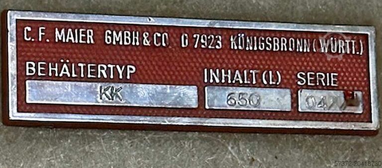 Storage Tank C. F. Maier KK