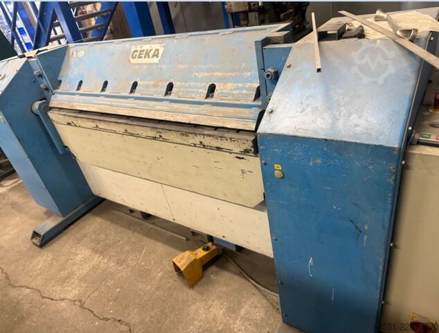 Motorische Schwenkbiegemaschine GEKA NSJ 1500/2,5