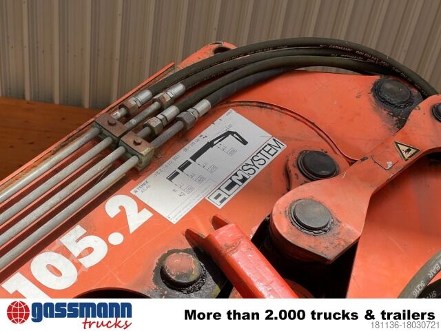 Kipper LKW Mercedes-Benz Axor 1833 AK 4x4 mit Heckkran Atlas 105.2-A2L