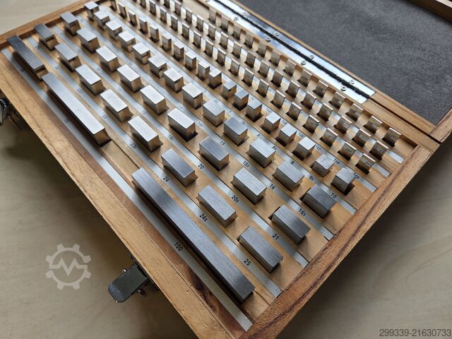 Endmaßsatz 103 Teilig Klassig 1 Endmaßsatz Klasse 1 DIN ISO 3650