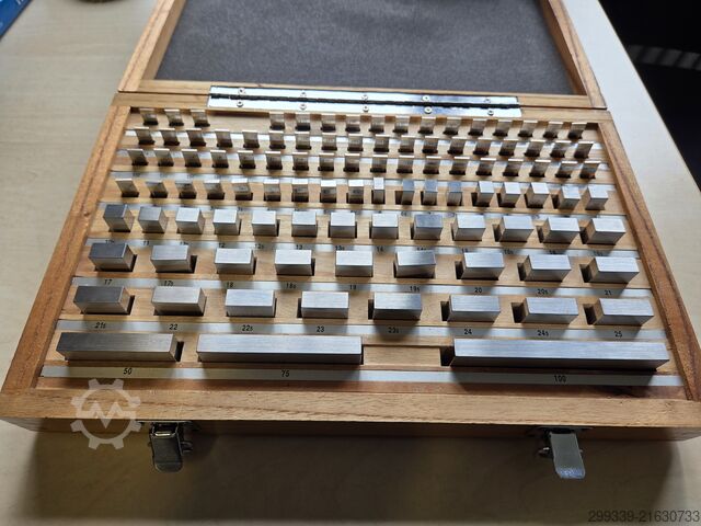 Endmaßsatz 103 Teilig Klassig 1 Endmaßsatz Klasse 1 DIN ISO 3650