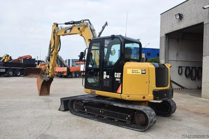 Minibagger Caterpillar 308 E2CR - CW10 - snelwisselsysteem – extra fun...