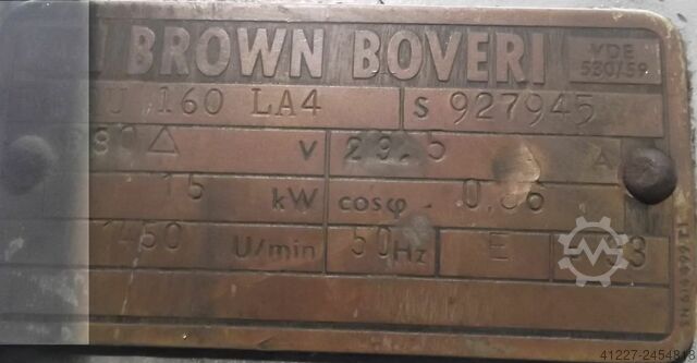 Elektromotor 15 kW 1450 U/min Brown QU160LA4