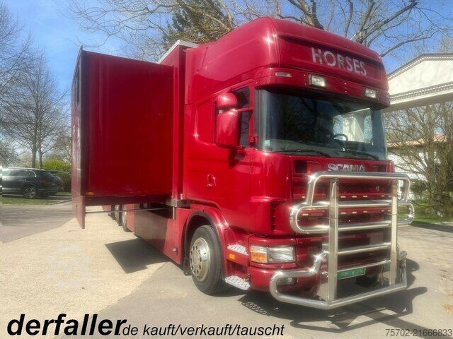 Van Scania R420 5-6 Pferde Wohnung Popout Lenkachse