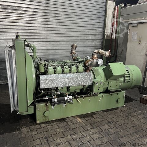 Stromaggregat MAN + SIEMENS Stromerzeuger 10 Zylinder