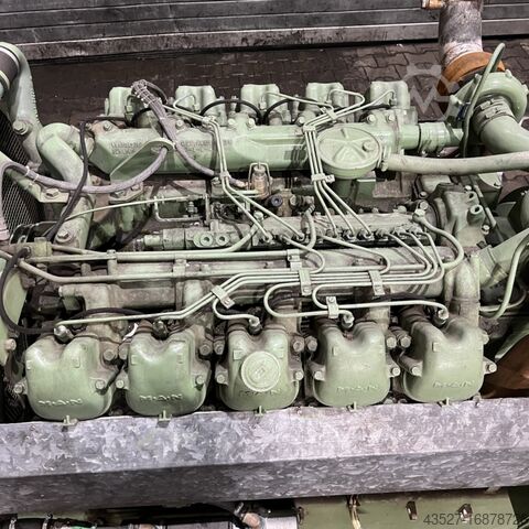 Stromaggregat MAN + SIEMENS Stromerzeuger 10 Zylinder