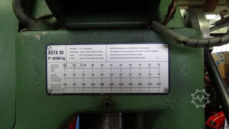 Stanzautomat BRUDERER + SOPREM Typ BSTA 30