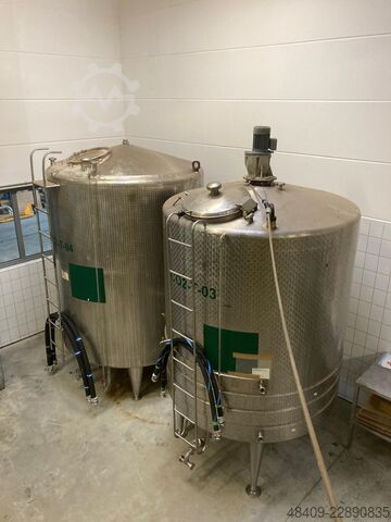 Beverage production machine Chotebor Edelstahltank