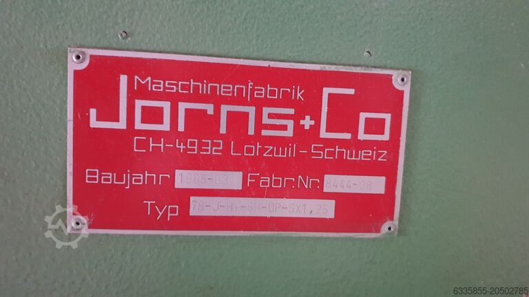 Spaltanlage Jorns 78-J-HY-SM-OP-6x1,25
