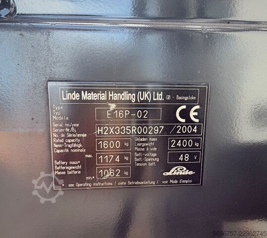 Gabelstapler Linde E16P-02