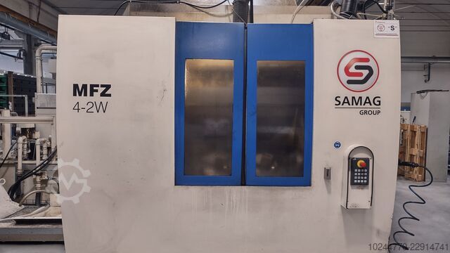 Horizontal twin-spindle machining center Samag MFZ 4-2W