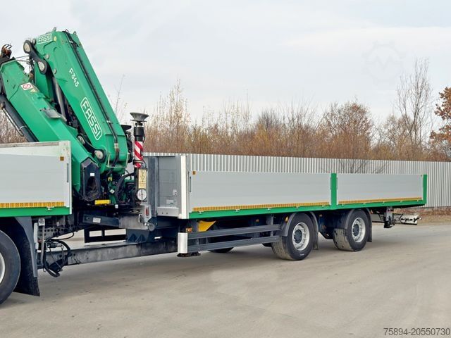 Truck mounted crane MERCEDES-BENZ ACTROS 2645 * FASSI F345.24 + FUNK + Anhänger