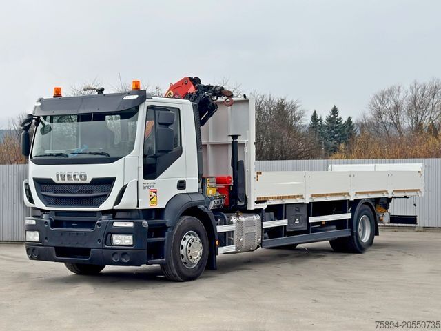 Truck mounted crane IVECO Stralis 310 PRITSCHE 7,80m +KRAN +FUNK