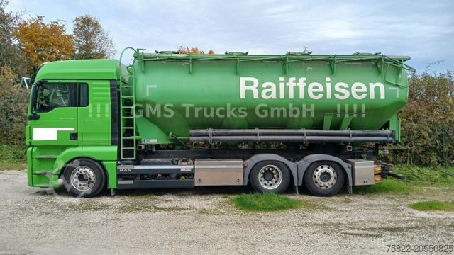 Tanker truck MAN TGX 26.500 / Auto+Ret / Silo 30 Kubik