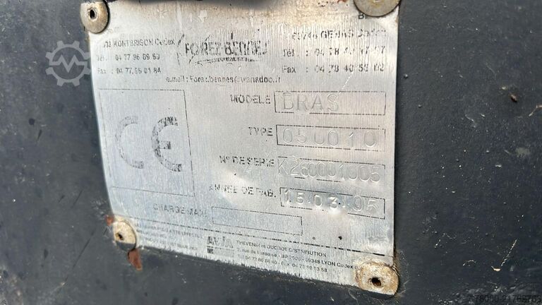 Hook arm system Renault KERAX 420 (BONNE ETAT / PORPRE / LAMES / GRAND ...