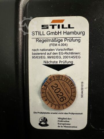 Electric 4-wheel forklift Still RX 60-25 - TRIPLEX 4,6 m - BATT. 80 % !!!