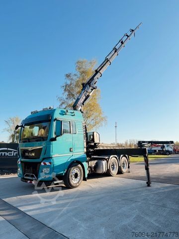 Truck mounted crane MAN TGX 33.560 6x4 Kran 21m Funk